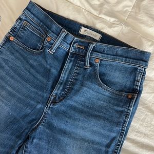 Madewell 10” high-rise skinny 28T